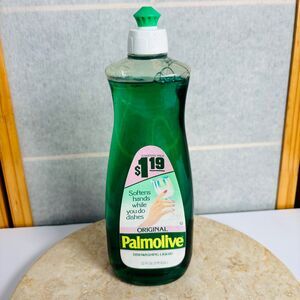 Vintage Bottle Palmolive Dishwashing Liquid Dish Soap 22‎ Oz Original